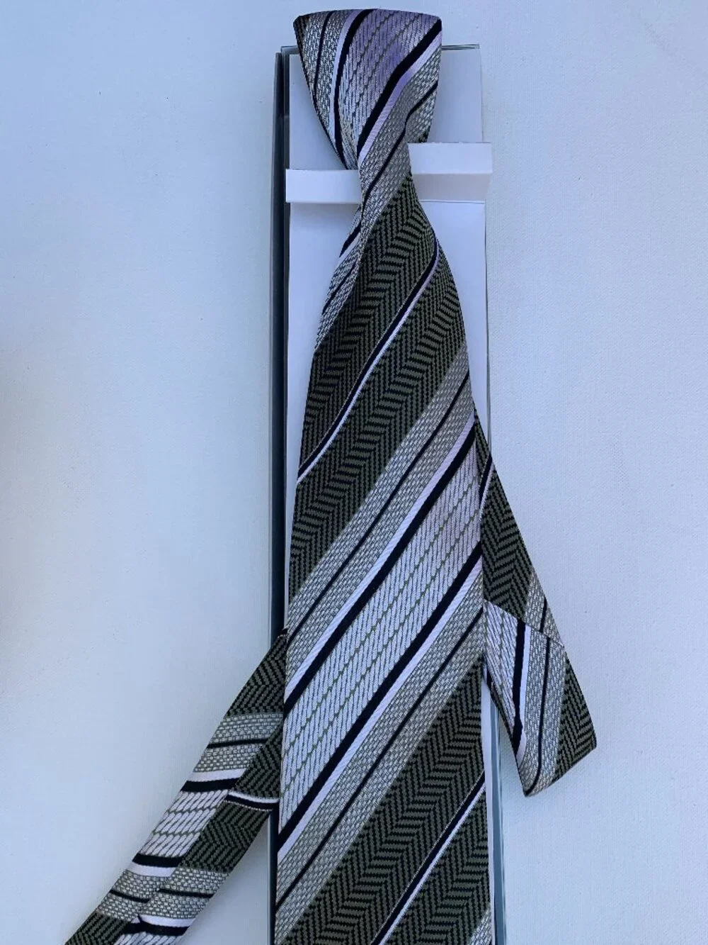 VITO RUFOLO 100% Silk Tie for Men Made in Italy 57